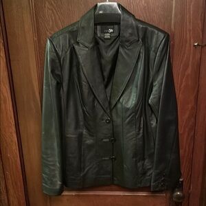 East 5th Women’s Xl Black Leather Blazer